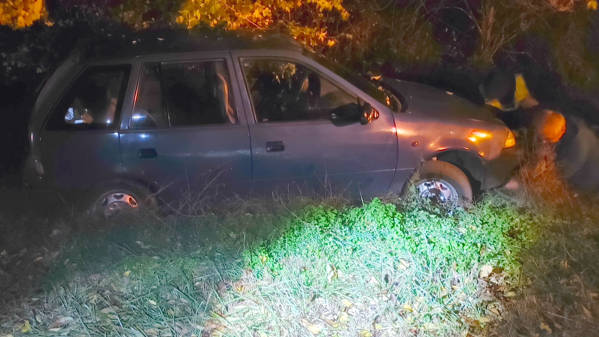 Összetört Suzuki Zsámbék határában