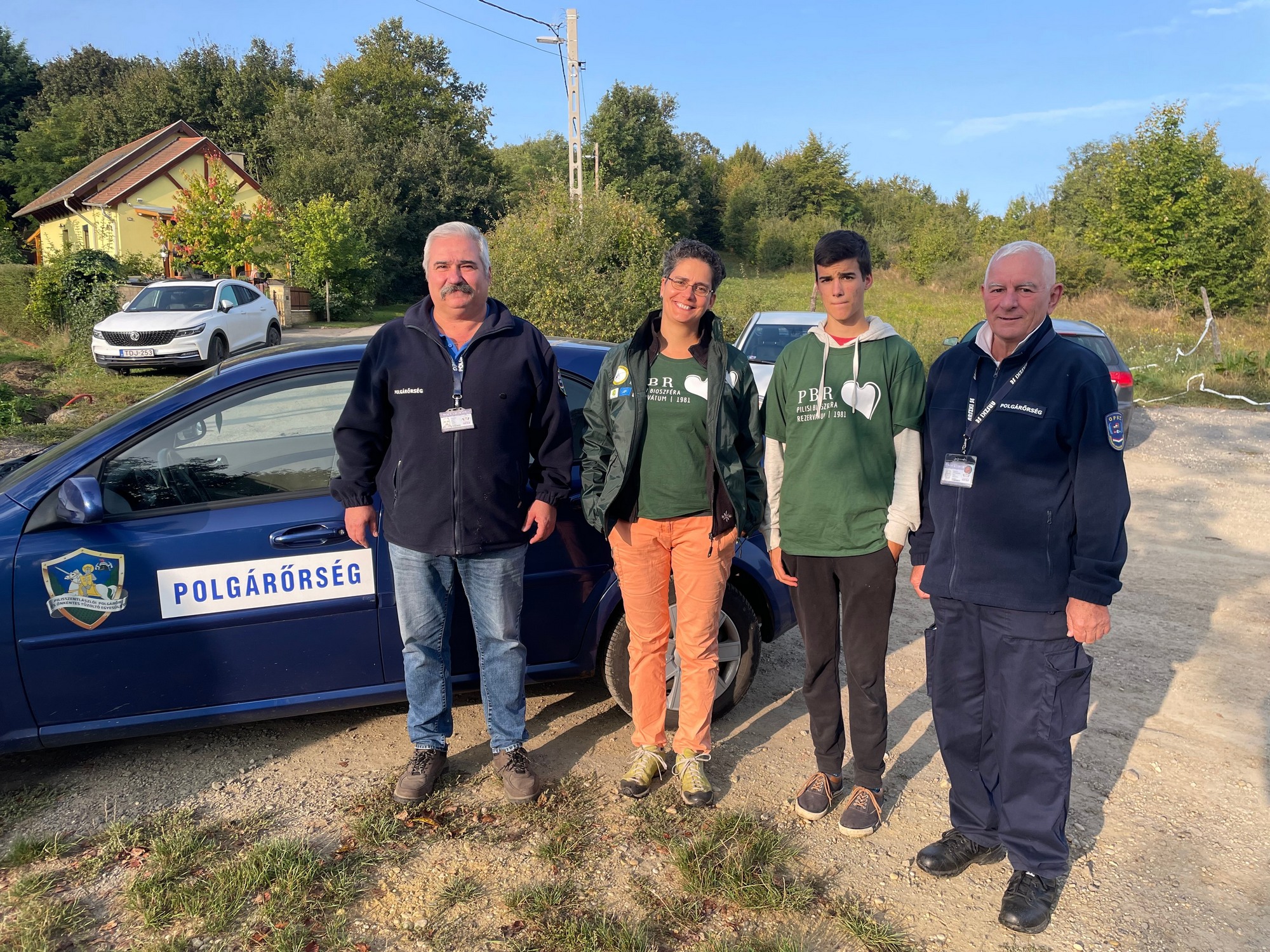 Pilisszentlászlói polgárőrök is segítik a látogatottsági mérést a Pilisben