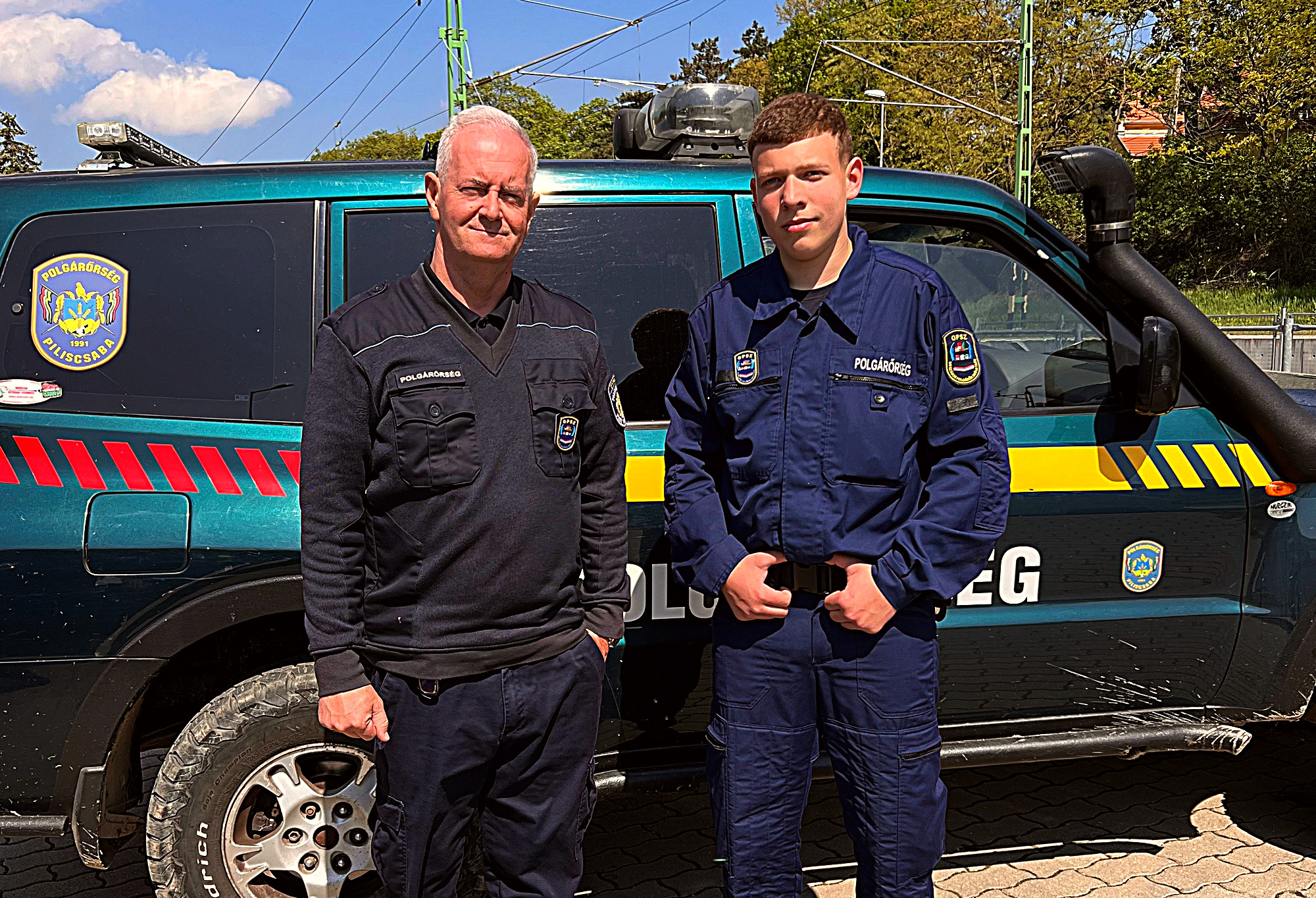 Eichardt Milan ifjú polgárőr