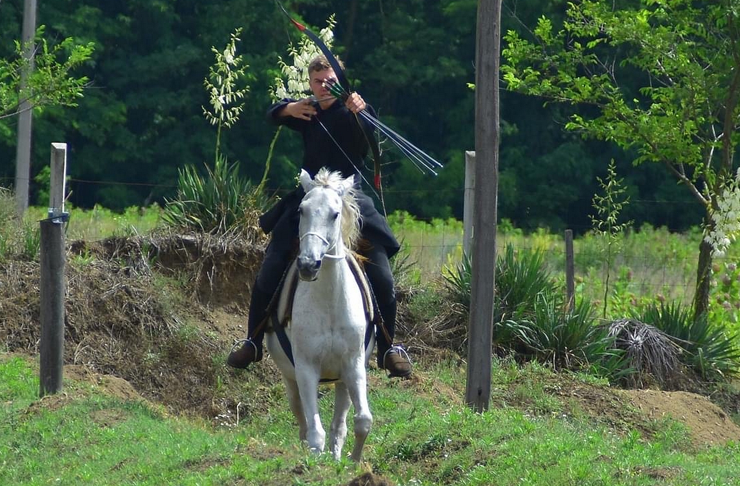 Takács Hunor lovas íjász